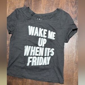 🔥Darling Black Tee with White Graphic